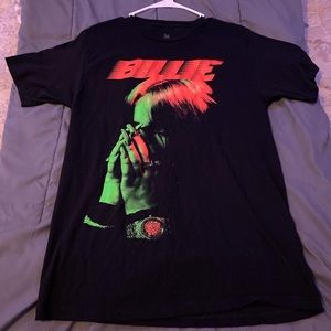 BUNDLE!! Billie Eilish shirt at hot topic. Price: 25$ each. UNISEX/medium + used